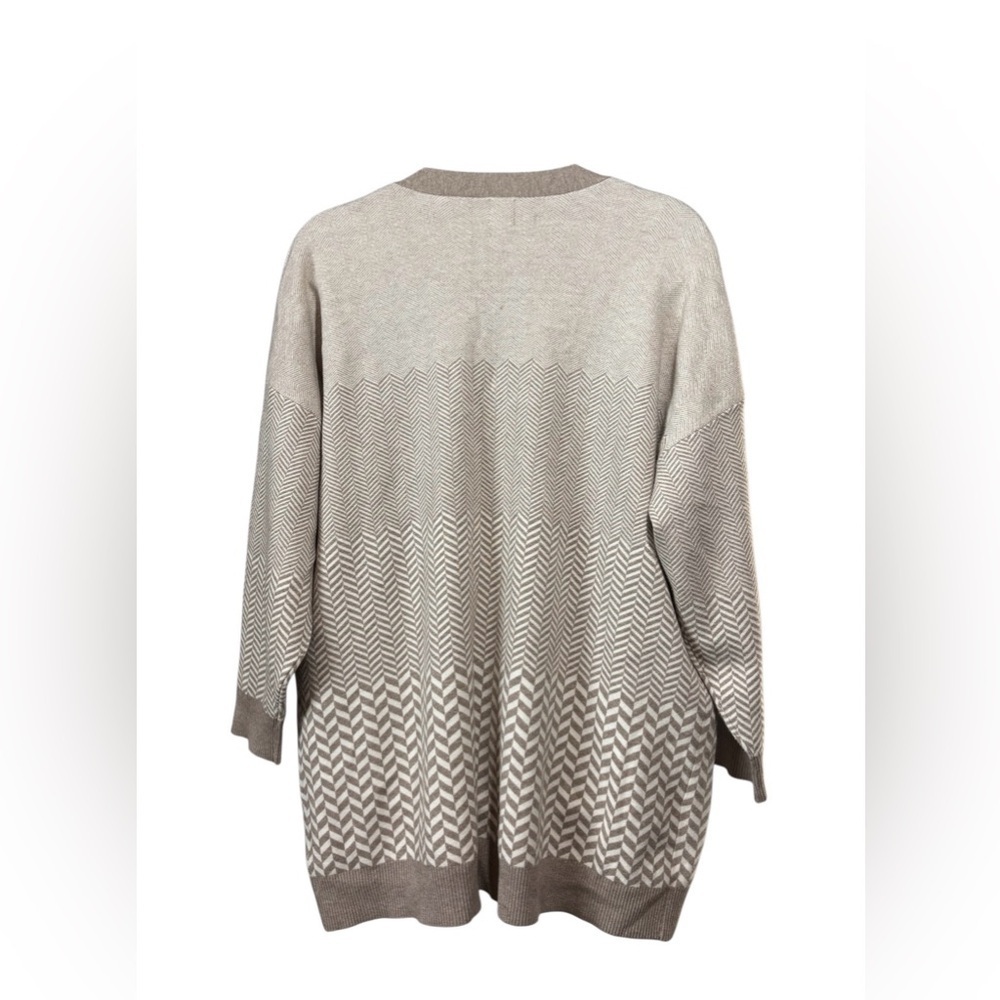 NEW, Joie, Plus Size Open-Front Cardigan, 3X, Tan, Brown - Picture 7 of 9